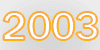 a number with orange lights