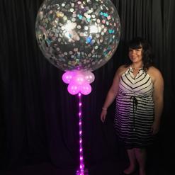 Jumbo Sparkle Confetti Balloon