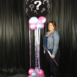 Gender Reveal Balloon Column