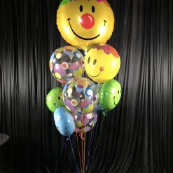 smiley happy balloon bouquet