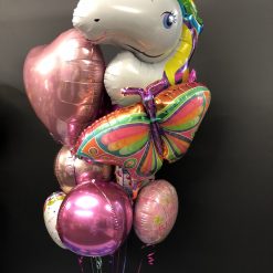 Unicorn balloon bouquet