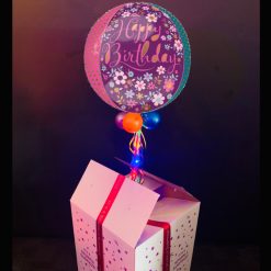 Happy Birthday Daisies balloon in a box